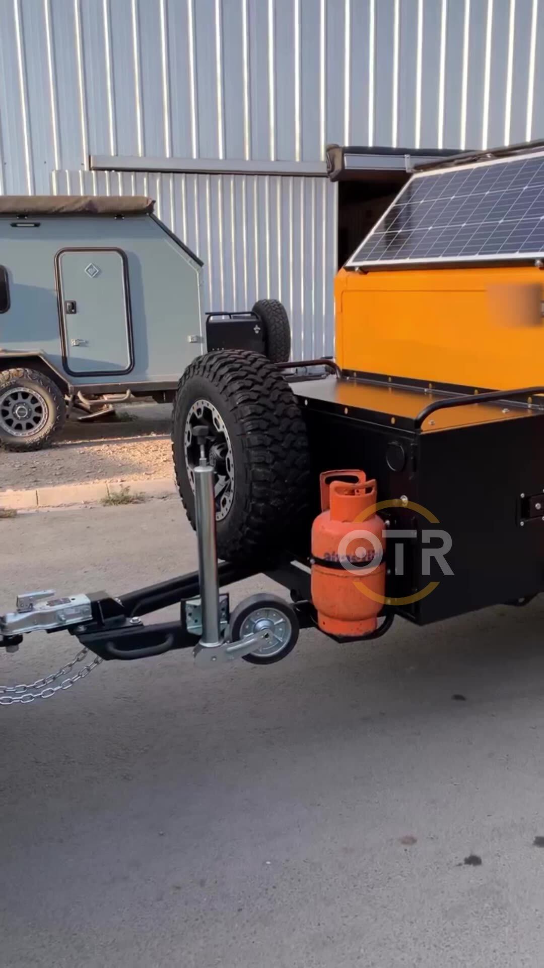 Pickup Truck 8 Pop Solar Fiberglass Pod Small Camper For Gym