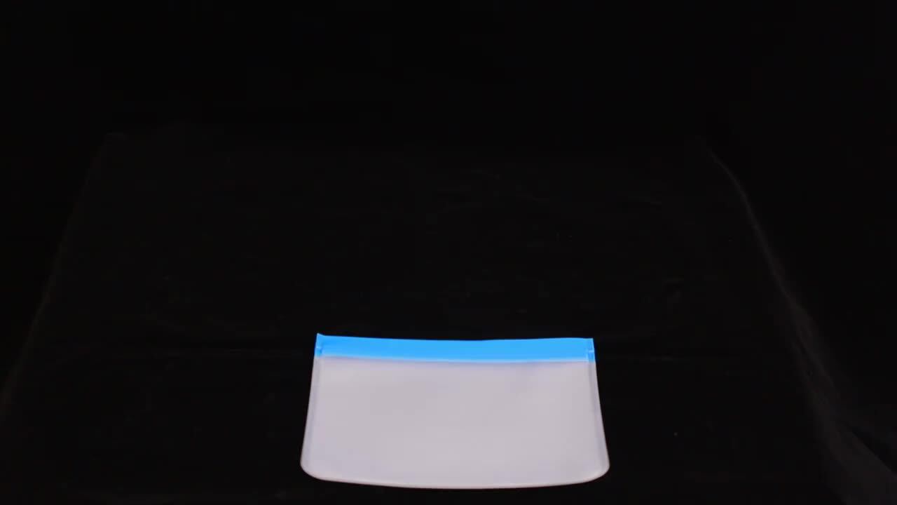 Reusable Customized Stand Up Zip Lock Pouches Peva Snack Food Packaging