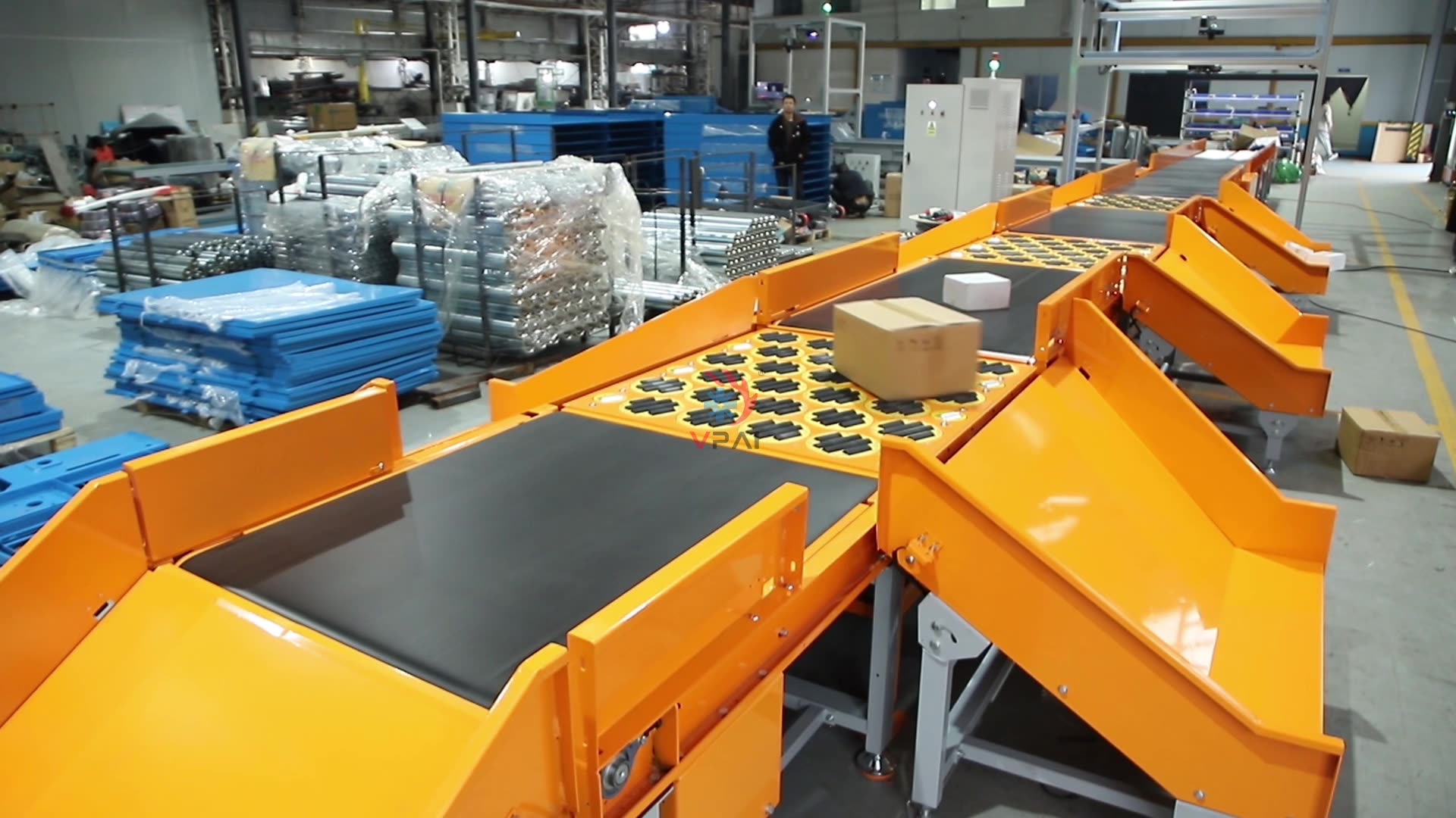 Senad Wheel Sorter Parcel System Fully Intelligent Automatic Swivel ... image.
