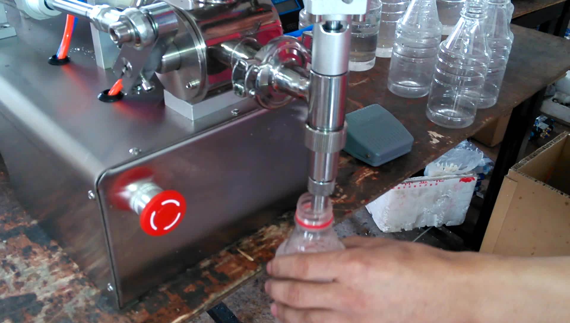 Semi Automatic Filling Machine For Filling 10300ml Paste Cream Liquid