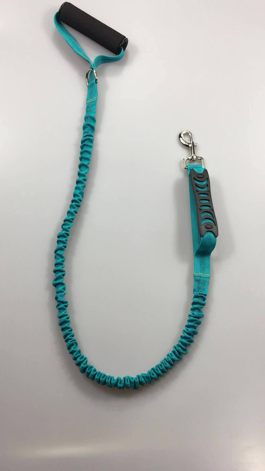 Double Handles Lead,Traffice Rubber Handle Dog Training Bungee Leash Buy Dog Training Leash
