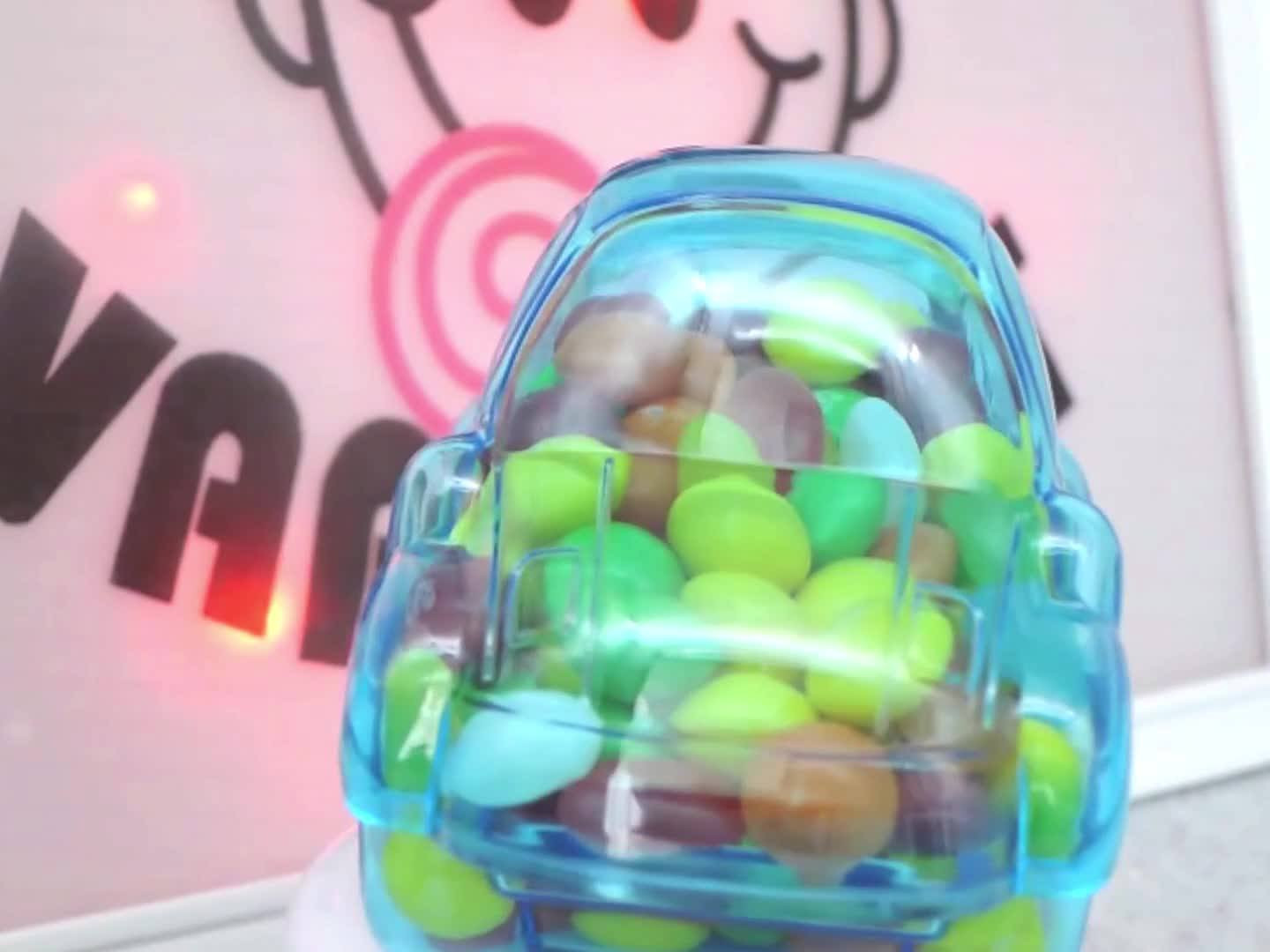 Iso9001 Factory Direct Clear Ps Plastic Car Shaped Container For Candy