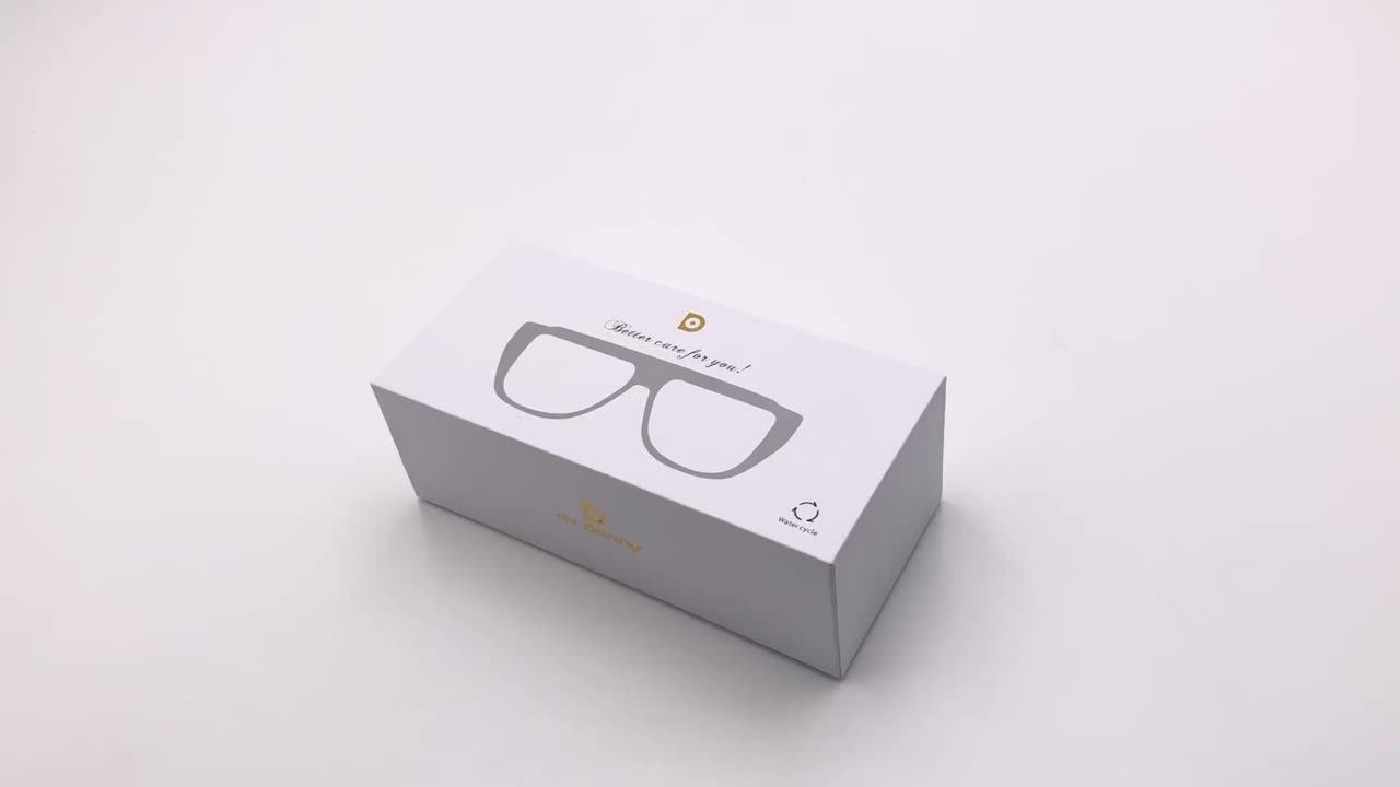 Shenzhen White Custom Sunglasses Packaging Rigid Case Luxury Eyewear