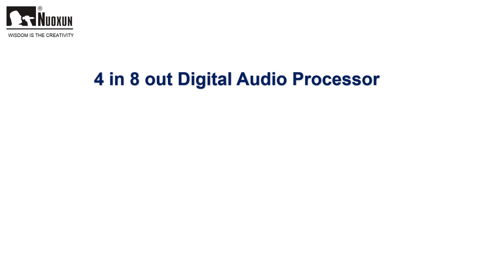 Professional 4 Input 8 Output Digital Audio Processor Sound Speaker Professional 4 input 8 output digital audio processor sound speaker processor car DSP processor