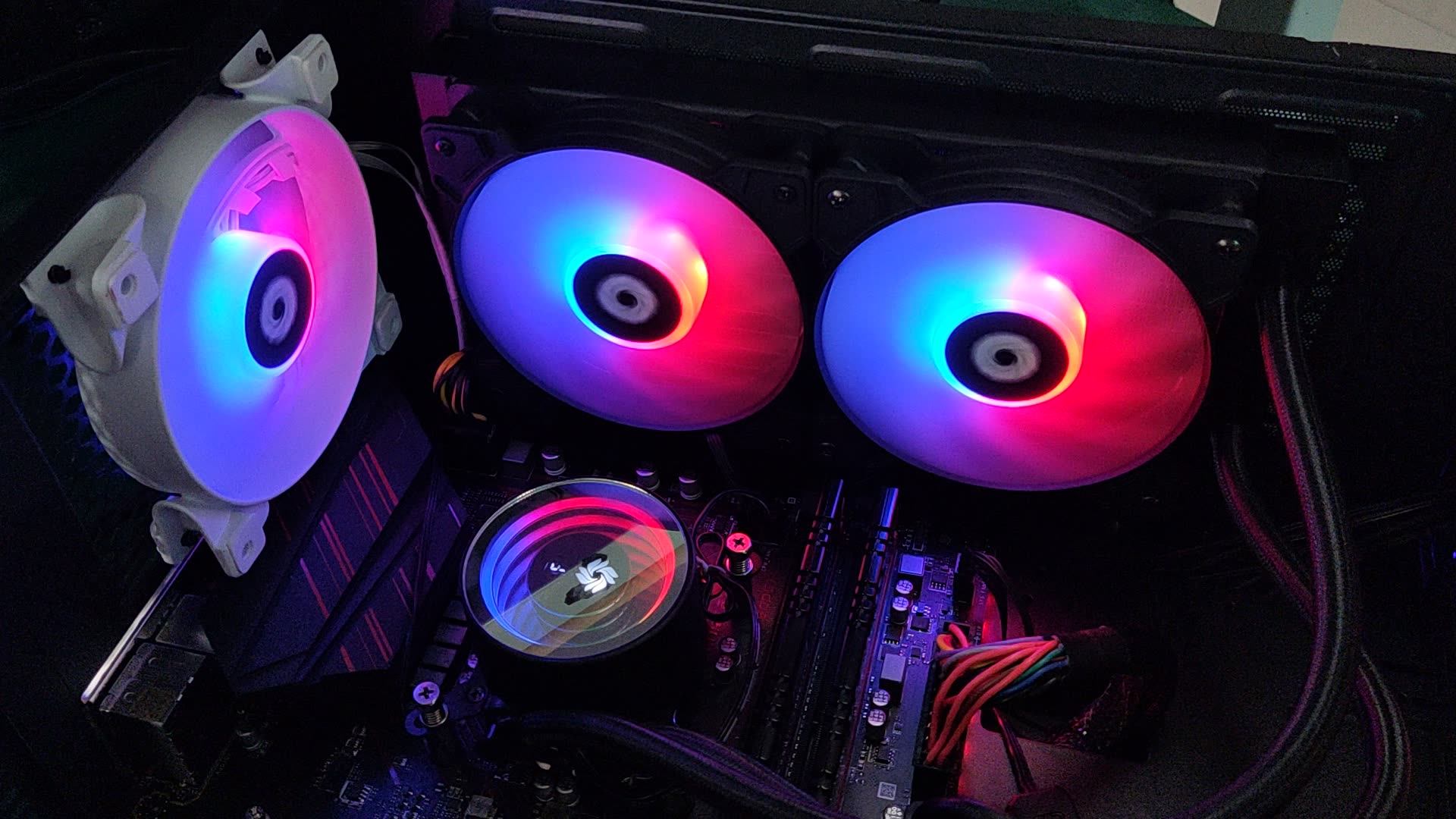 Cpu Water Cooler Lcd Display Argb Aio Liquid Cooler For Pc Buy Liquid