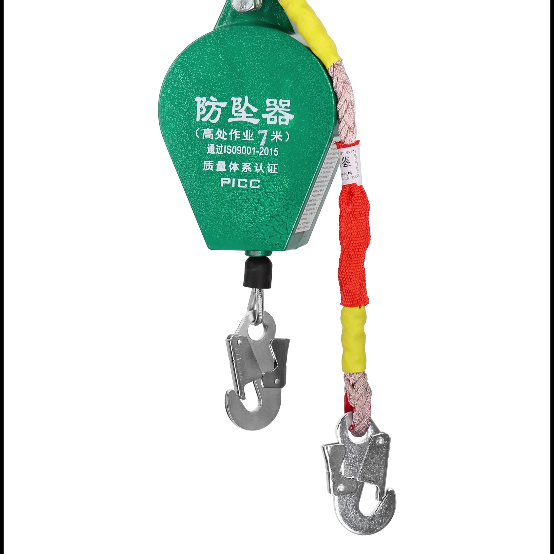 Thiết bị chống rơi Luokeyan, thiết bị chống rơi chênh lệch tốc độ cao, thiết bị hạ dây an toàn, dây đai an toàn dây cáp, thiết bị tự khóa cẩu tháp dây đai an toàn bán thân 