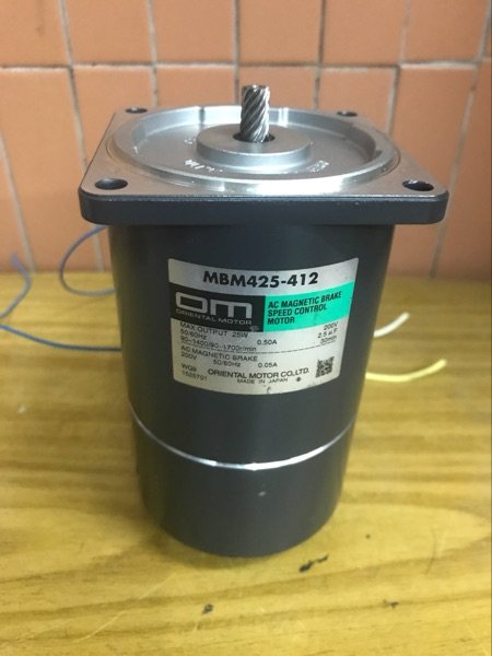 Japan Oriental Motor MBM425-412 speed regulation with brake motor OM test good delivery disassembly machine spot