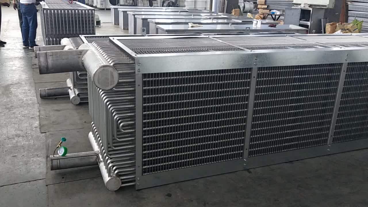 Ammonia Refrigeration System Iqf Tunnel Cooling Coil For Drying Process