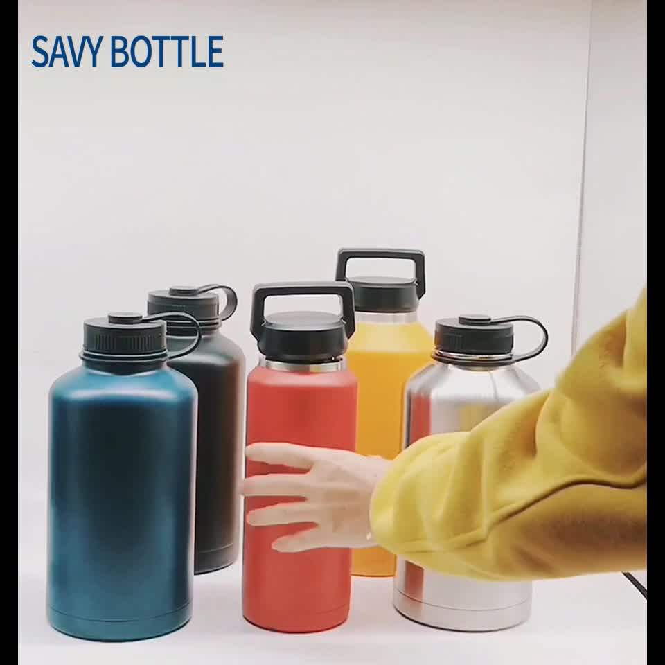 Outdoor Insulated Beer Growler,Wholesale Stainless Steel 64 Oz Water Bottle Buy 64 Oz Water