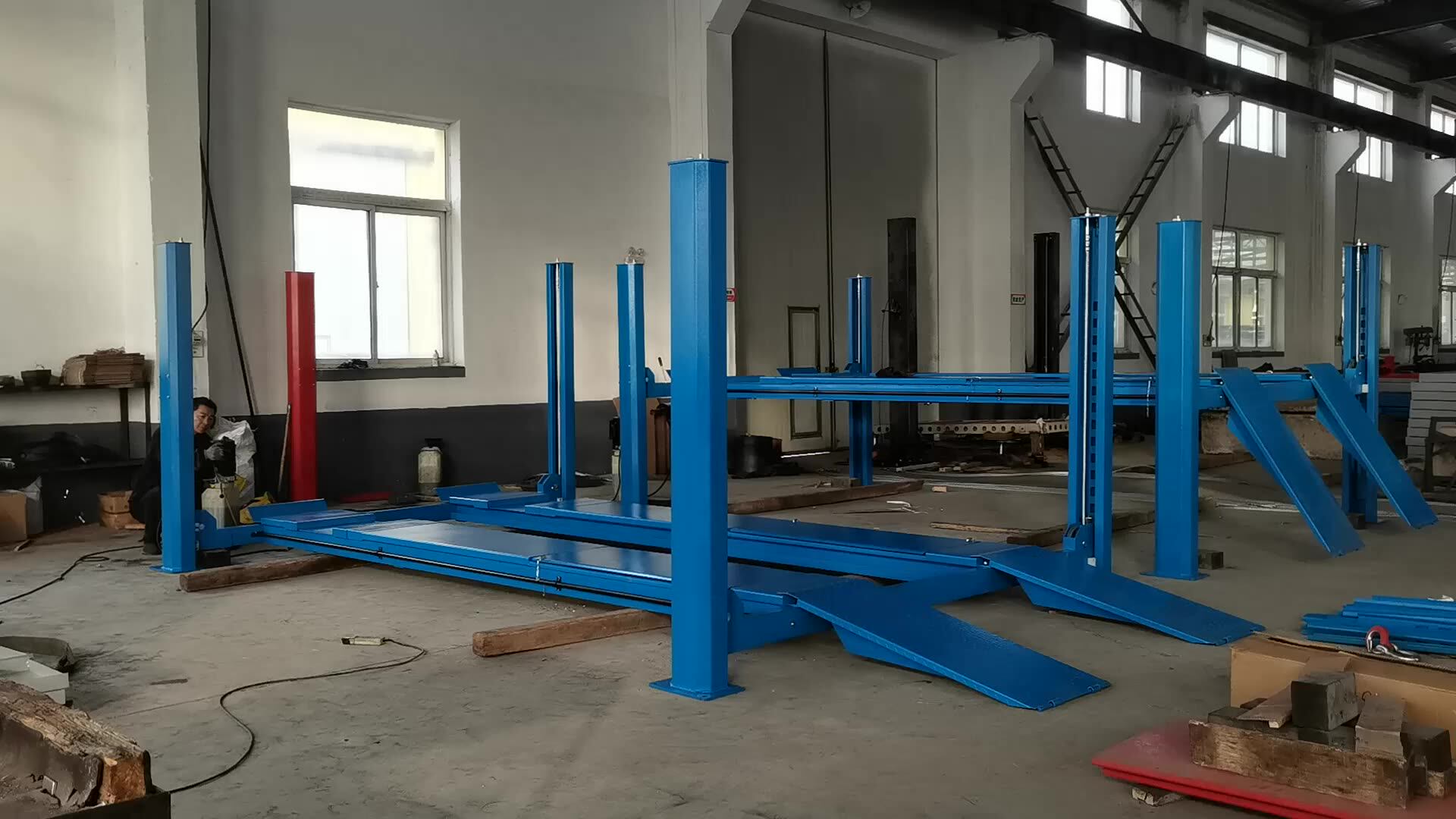 Four Post Car Lift With 8818 Lbs Lifting Capacity Buy Four Post Car