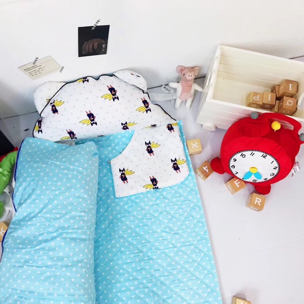 Ins mẫu nổ túi ngủ cho bé hoạt hình dây kéo xuống chống đá bằng nước tiểu phiên bản nâng cấp của chăn bông túi ngủ giữ nhiệt