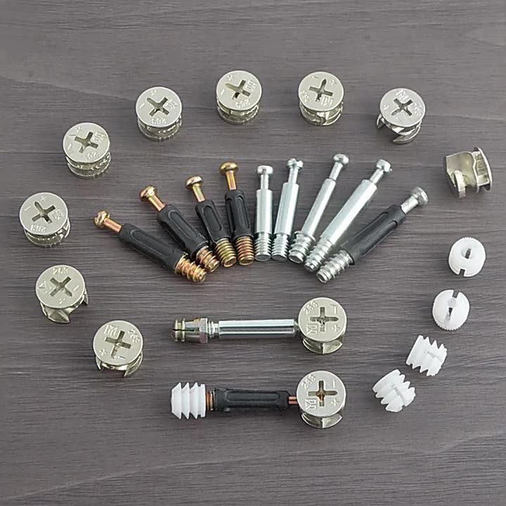 VALICLUD Lot De 20 Verrous à Came En Métal Pour Meubles Avec