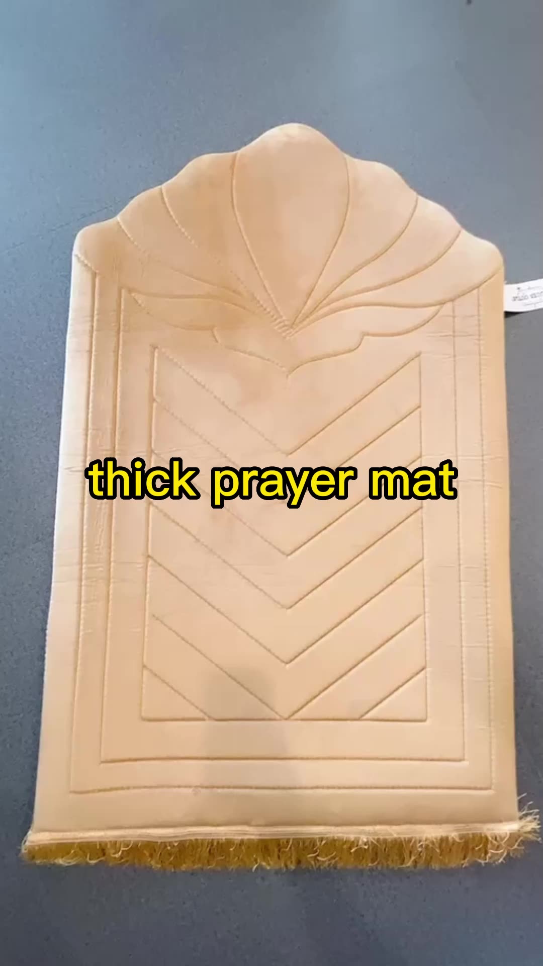 Wholesale Muslim Memory Foam Pray Mat Carpet Luxury Memory Foam Prayer Mat Turkish Backrest