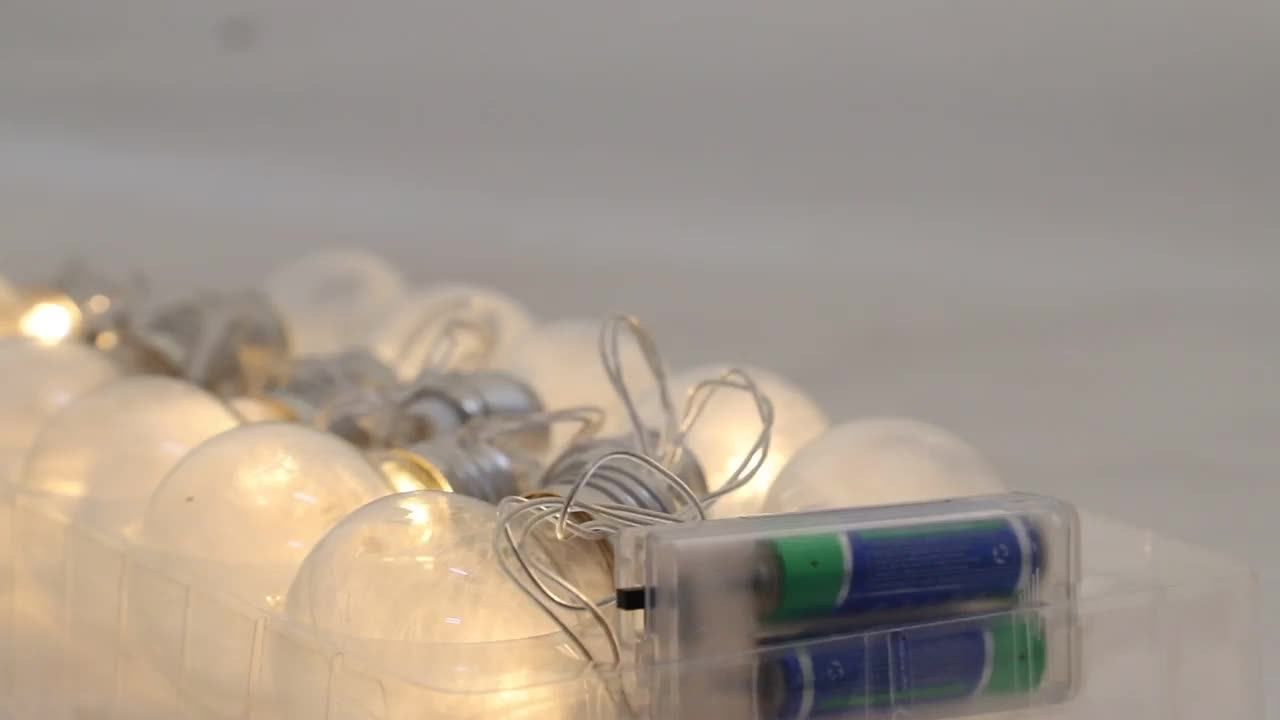 Wholesales Hanging Golden Bulb Designed Glass Bulbs Led Christmas