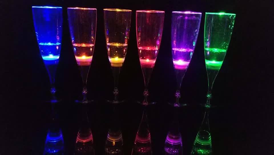 Wholesale Led Flashing Light Champagne Glass Supply Buy Champagne