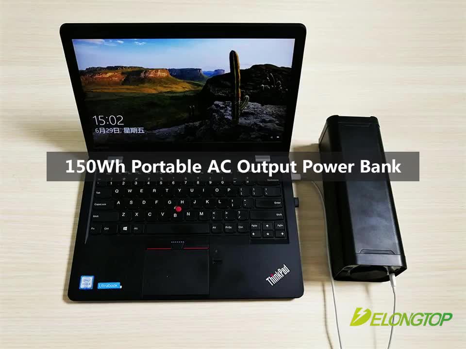 Portable Outdoor Mini Ups 40800mah Power Supply Ac110v 220v Output Pd