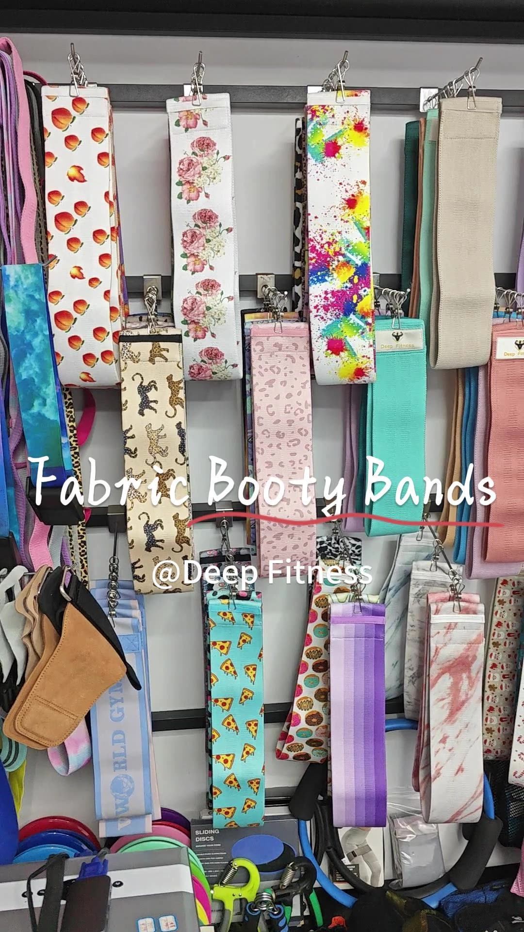 Factory Price Custom Logo Polyester Cotton Fabric Resistance Bands