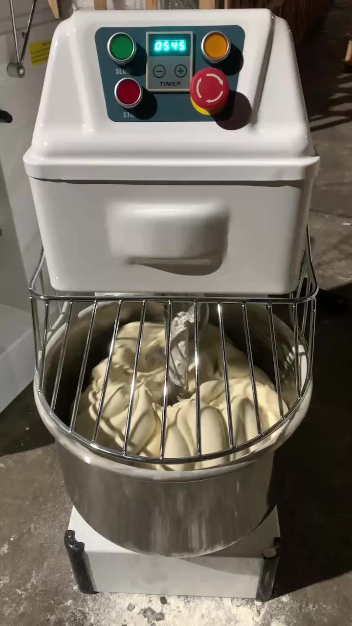 20 Liters Spiral Dough Mixer For Bread Cake Bakery,Pizzeria,Or