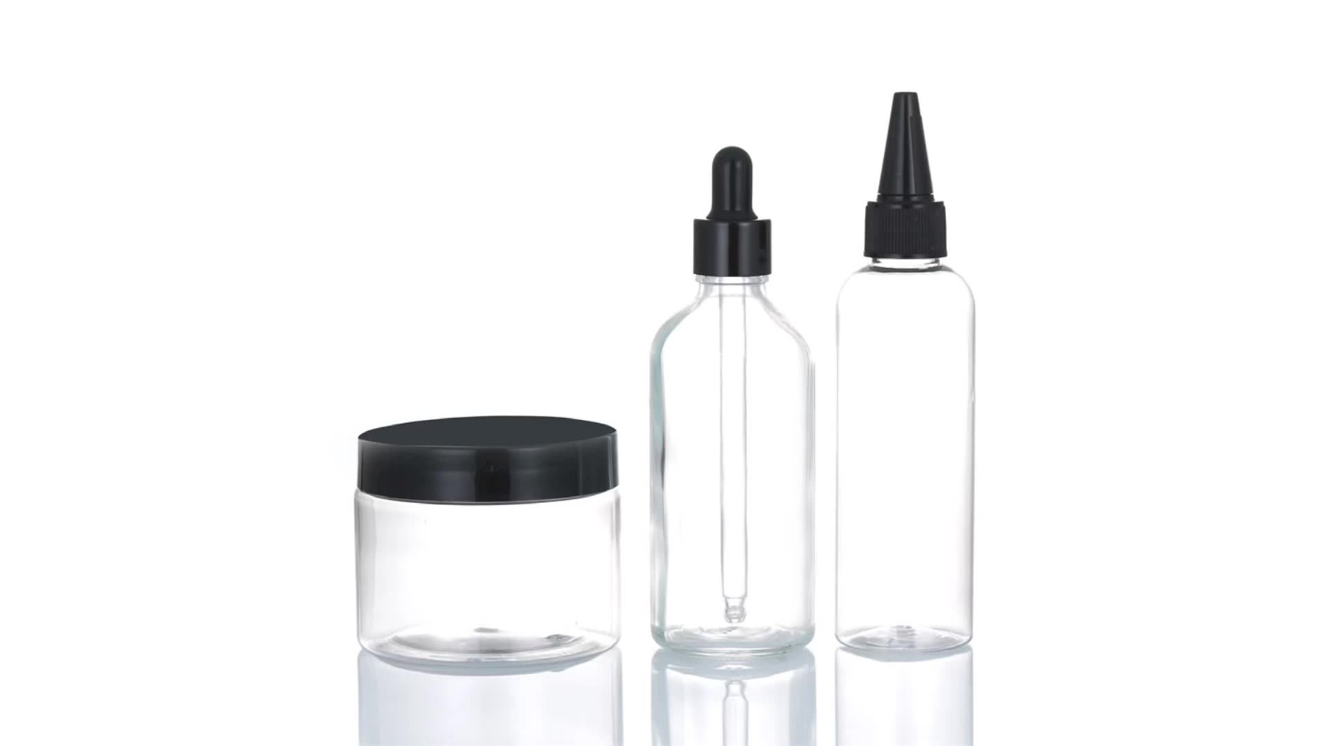 50ml 100ml 150ml 200ml Soft Hair Oil Bottle Dye Squeeze Applicator