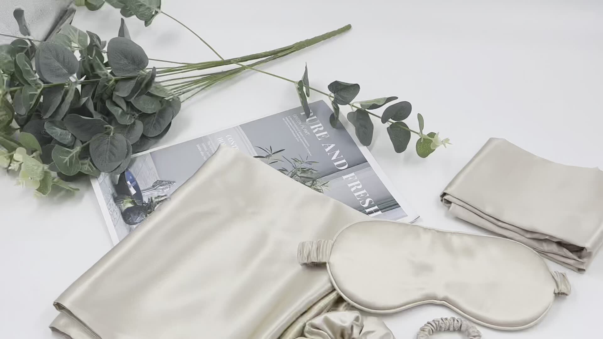 Wholesale Silk Pillow Case Set With Oekotex 6a Grade Mulberry Eyemask