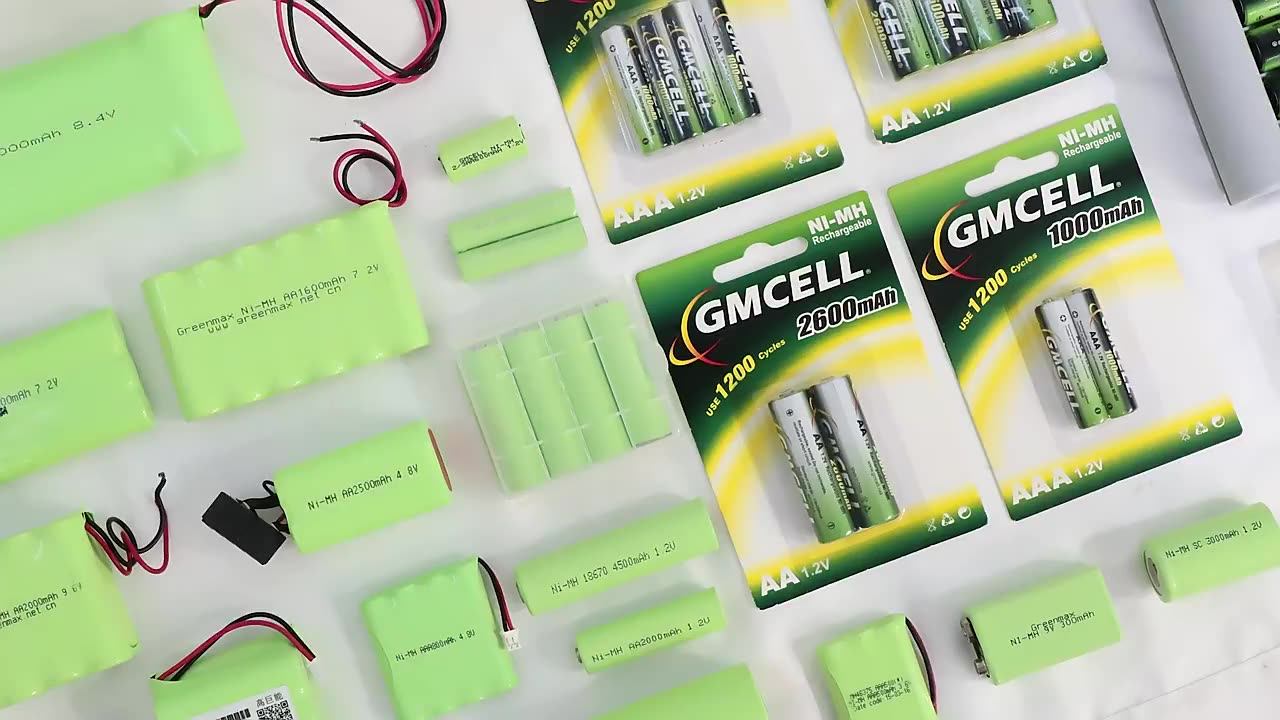 Gmcell Non Alkaline Batteries Nimh Consumer Rechargeable Battery With
