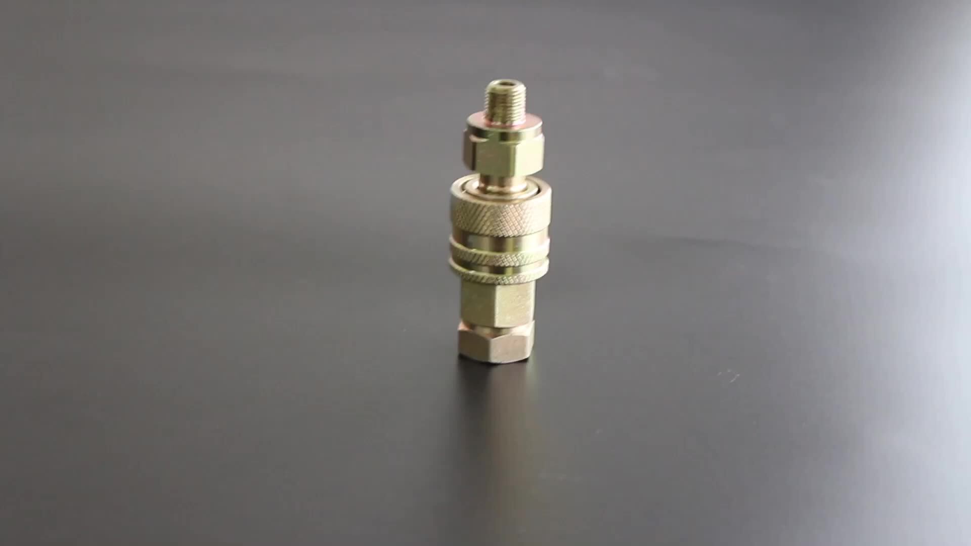 Zjpd Steel Flat Face Type Hydraulic Test Quick Coupling Buy Hydaulic