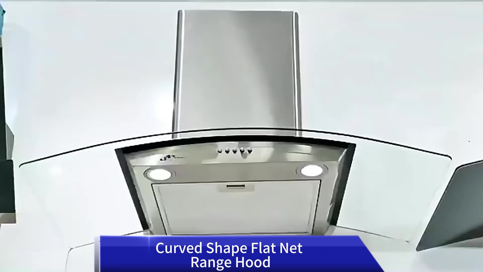 Lawe Popular Powerful Suction Cooker Hood Carbon Filter Kitchen Chimney