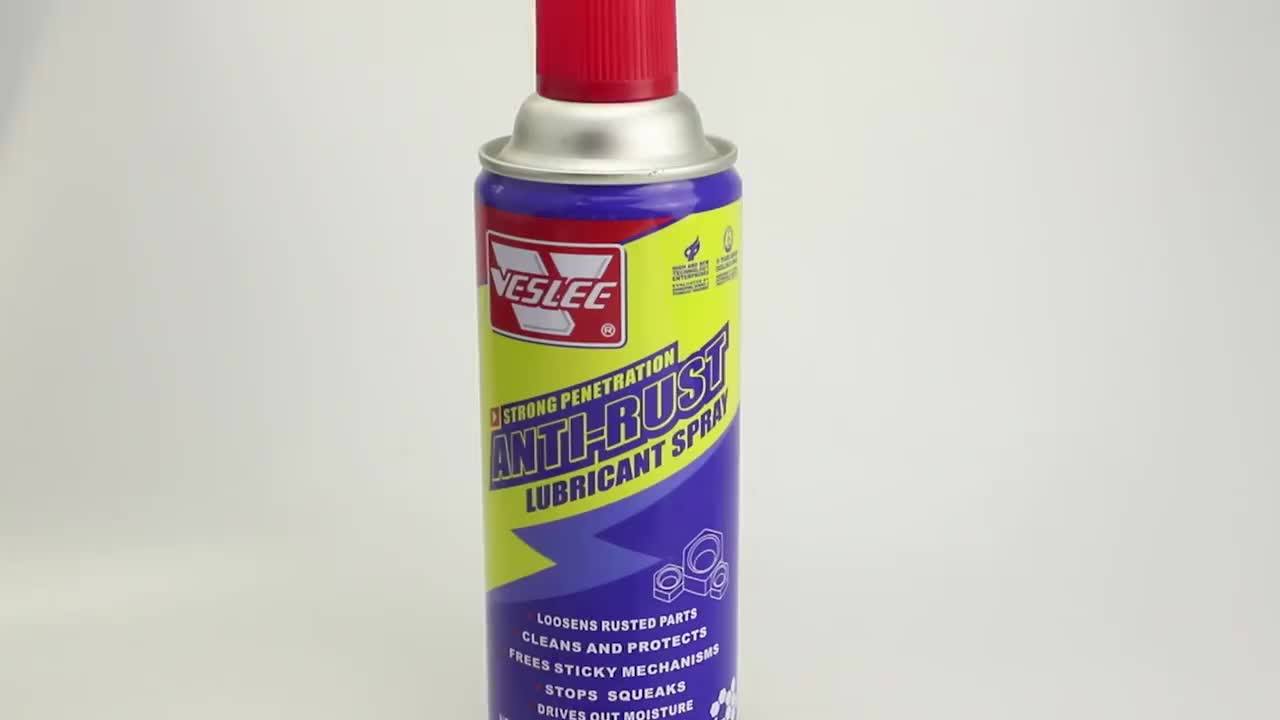 Car Motorcycle Lubricant Silicone Lubricant Oil Anti Rust Lubricant Spray Rust Remover Spray