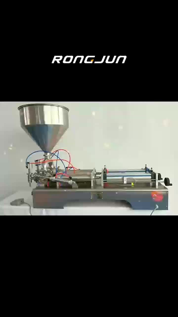 Rj100g Model Semi Automatic Paste Filling Machine Manual Filling