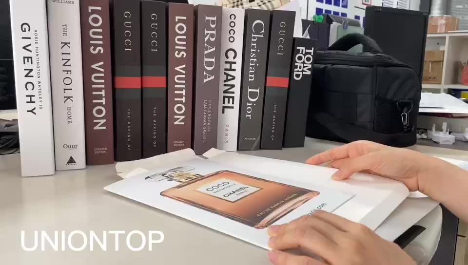 Modern Simulation Fashion Hardcover Book Wholesale Book Shaped Box