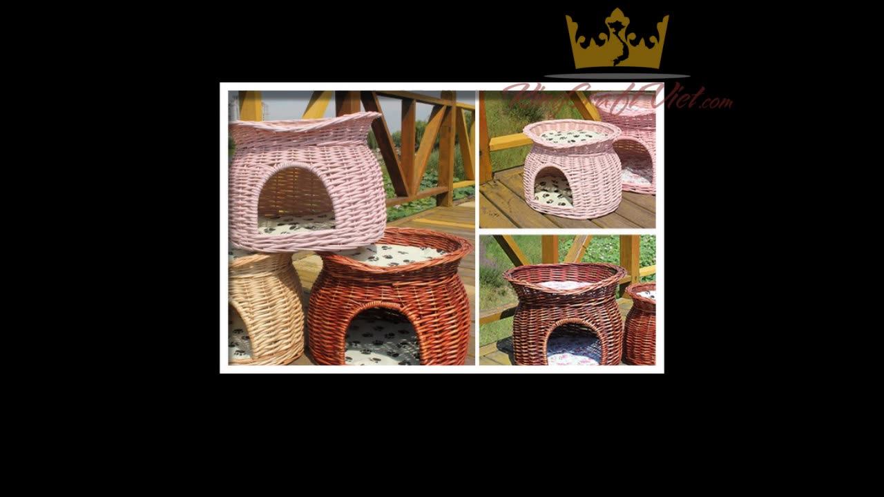 New Arrival Lovely Pet Bed Natural Rattan Materials For Cat And Dog From Vietnam Buy Rattan