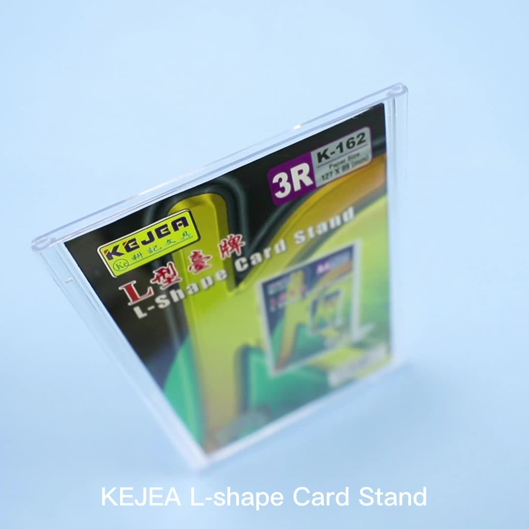 Kejea Factory Infarctate Lshape Clear Plastictable Card Stand 3r Menu