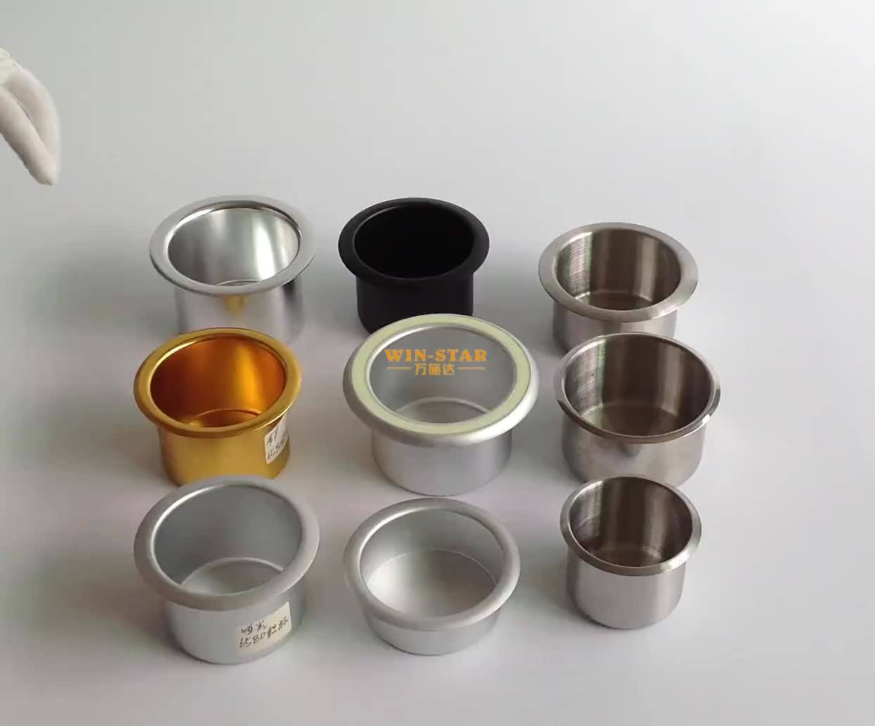 Aluminum Cup Holder For Poker Table And Cinema Chair Use Cup Holder