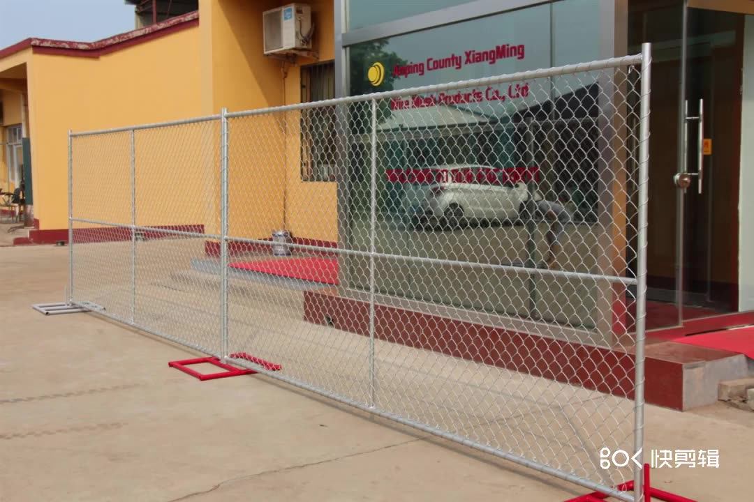 6 Ft X 12 Ft Portable Galvanized 6 Foot High Chain Link Temporary Fence