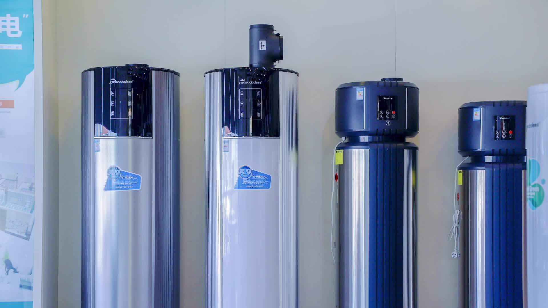 Hybrid Heat Pump System R32,R134a With Solar Coil Water Heater Ce,Rohs