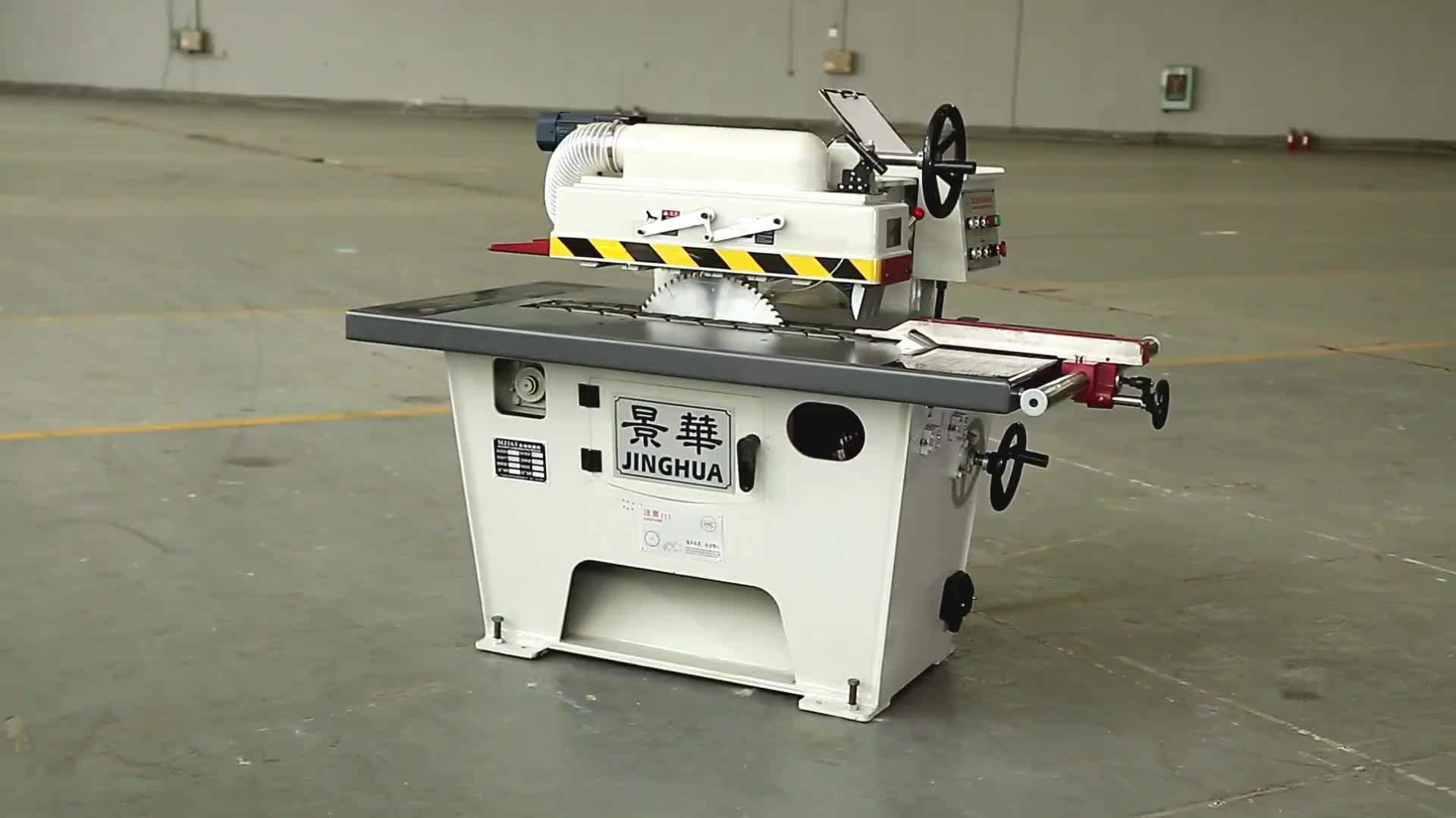Heavy Duty Woodworking Single Straight Line Rip Saw Machine - Buy