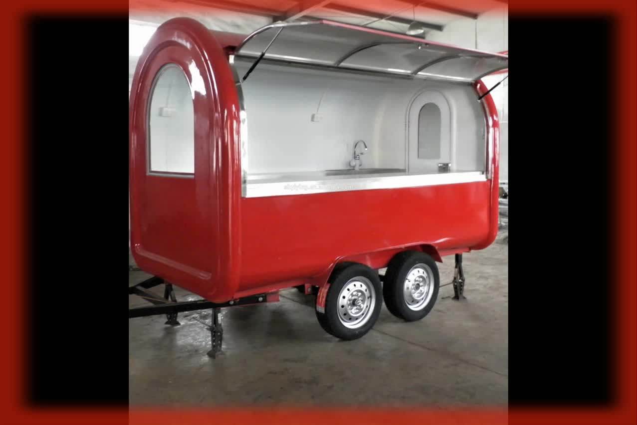 Yyfr300 Ce Motorcycle Dolly Trolley Mobile Food Trailer Beach Cart