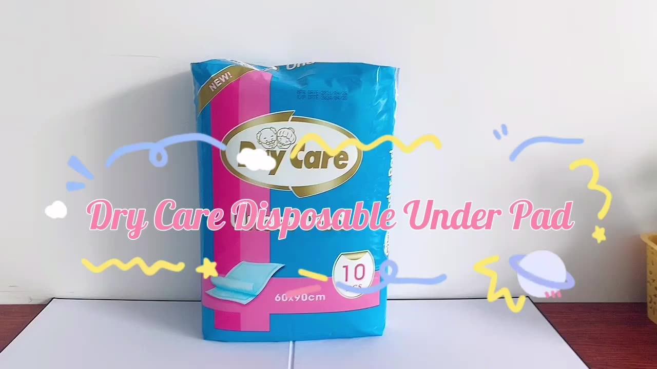 Factory Wholesale 60x60/60x90 Blue Pink Urine Pad For Medical Bed,Hygenic Urinary Incontinence