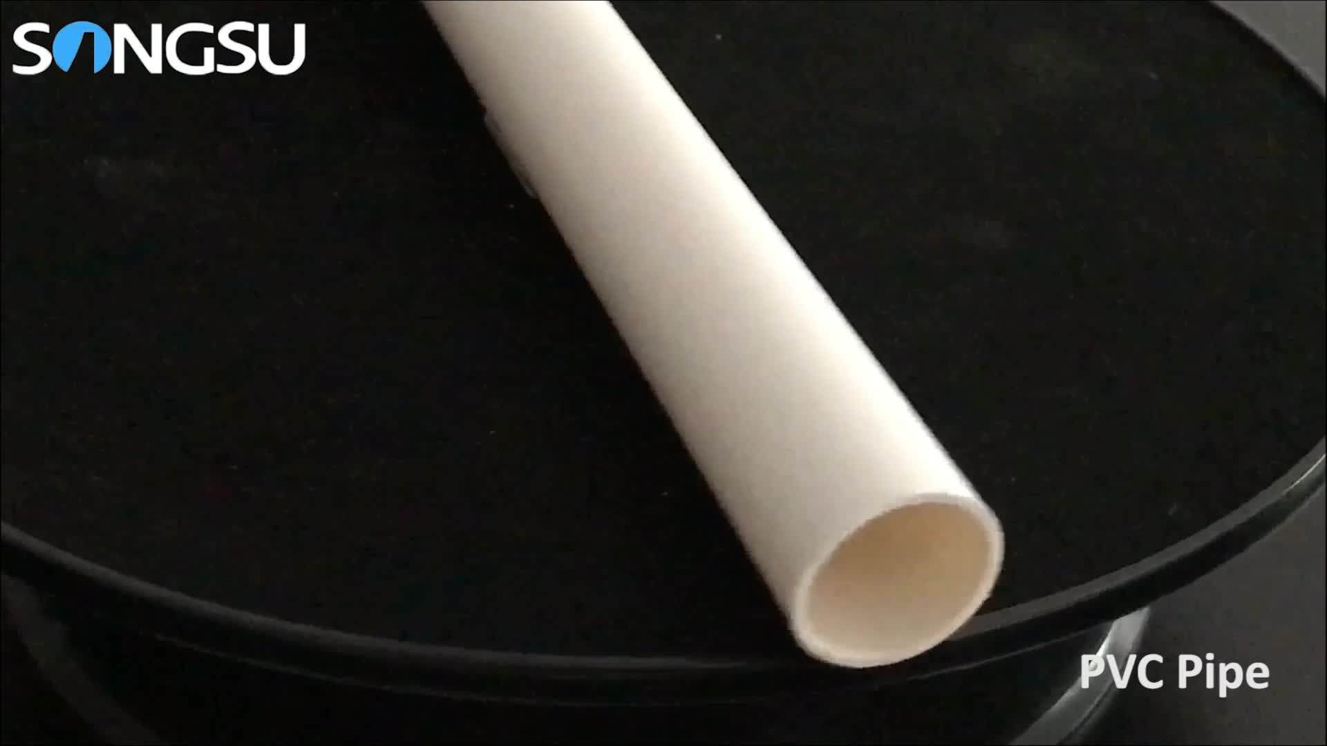 Tubo De Pvc Resistente A Las Llamas,12 Pulgadas,18mm De Diámetro,Bajo Precio,En Foshan,Tubos