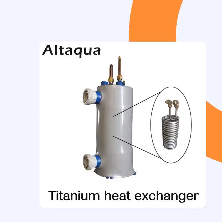 18kw/h Titanium Heat Exchanger Pool Heater Pump Buy Heat Exchanger