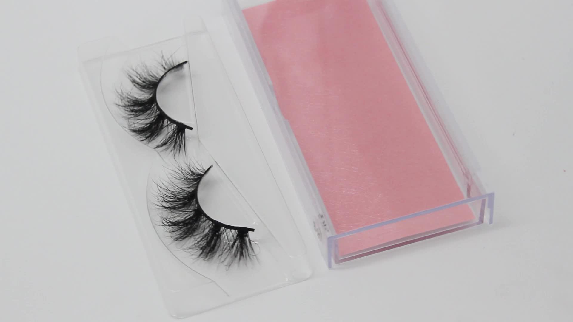 Wholesale Eyelashes Packing Boxes Plastic Circle Acrylic Lash Boxes Private Label Packaging 3d