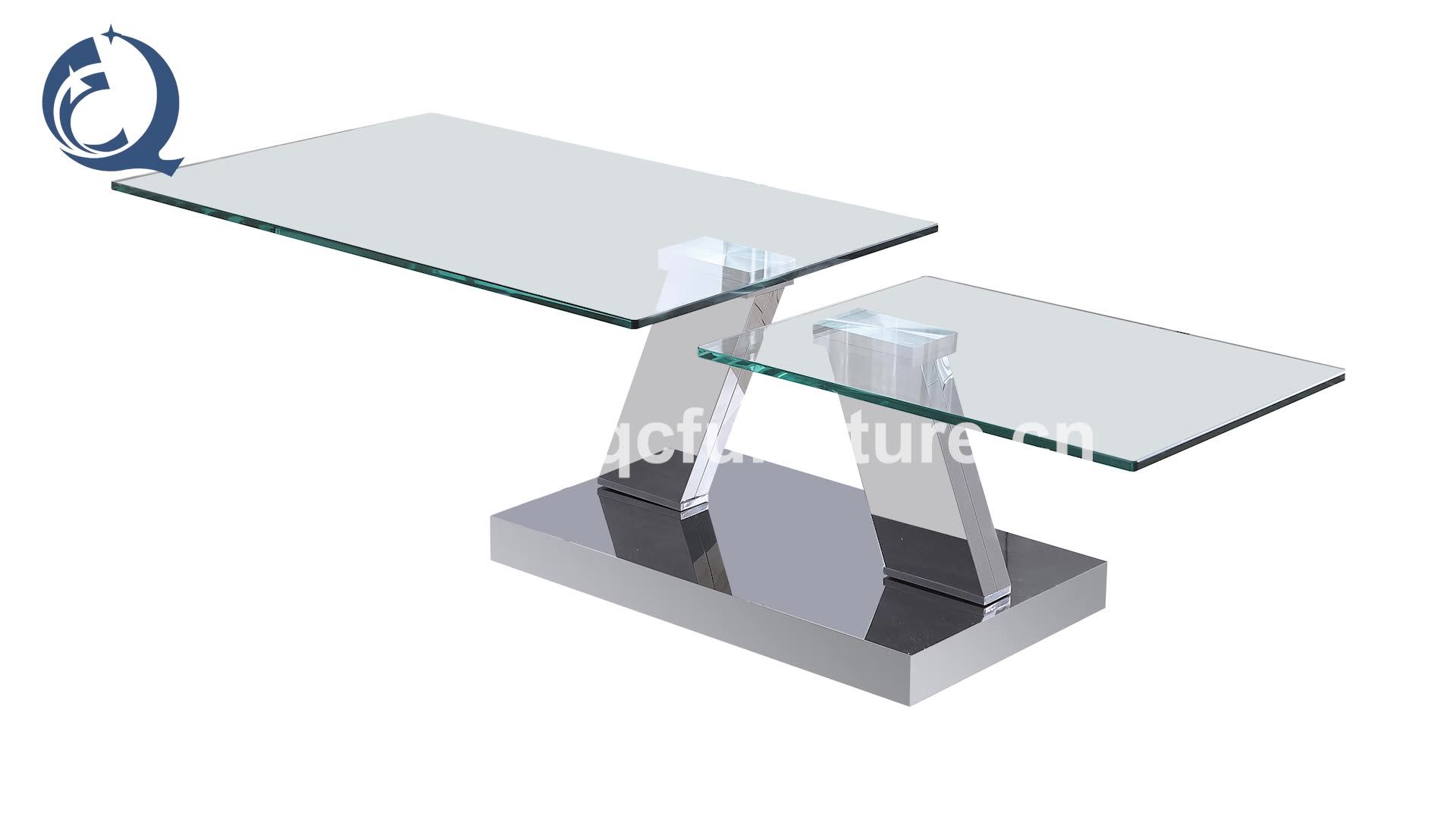 French Style Extendable Foldable Coffee Table For Gold Metal Legs Buy