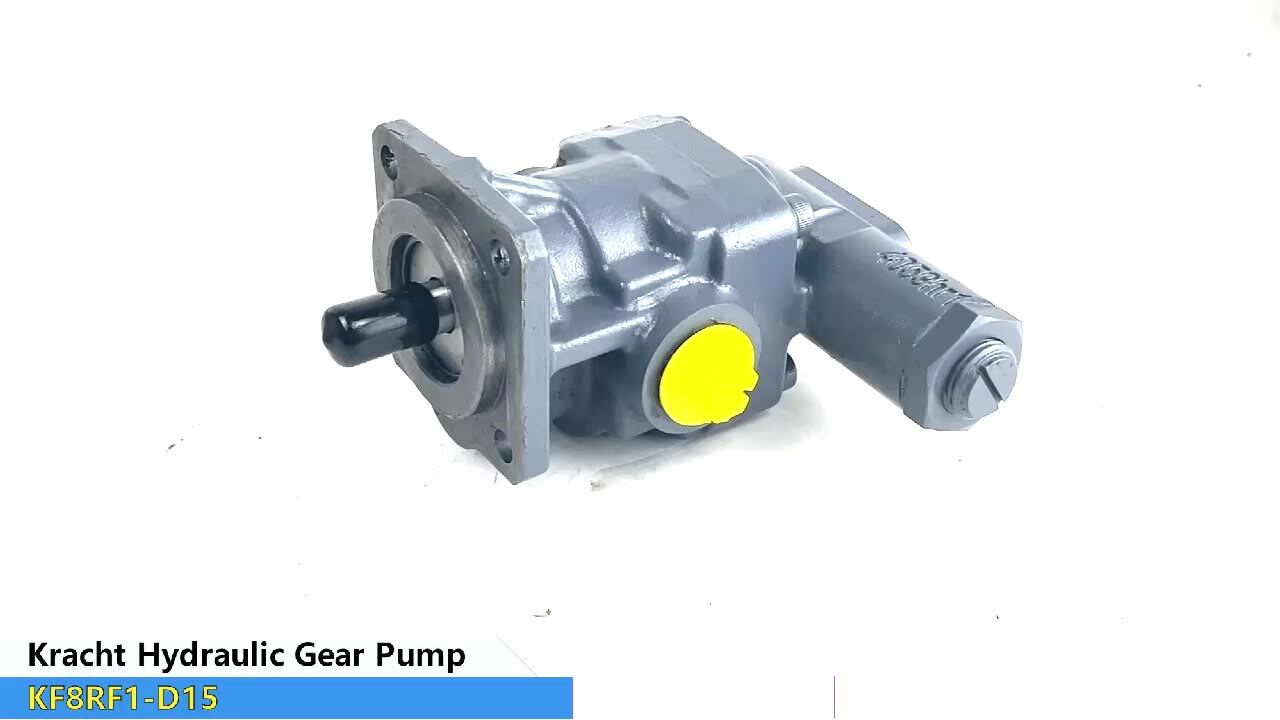 Kracht Hydraulic Gear Pump Kf8rf1d15 Hydraulic Pump With Factory