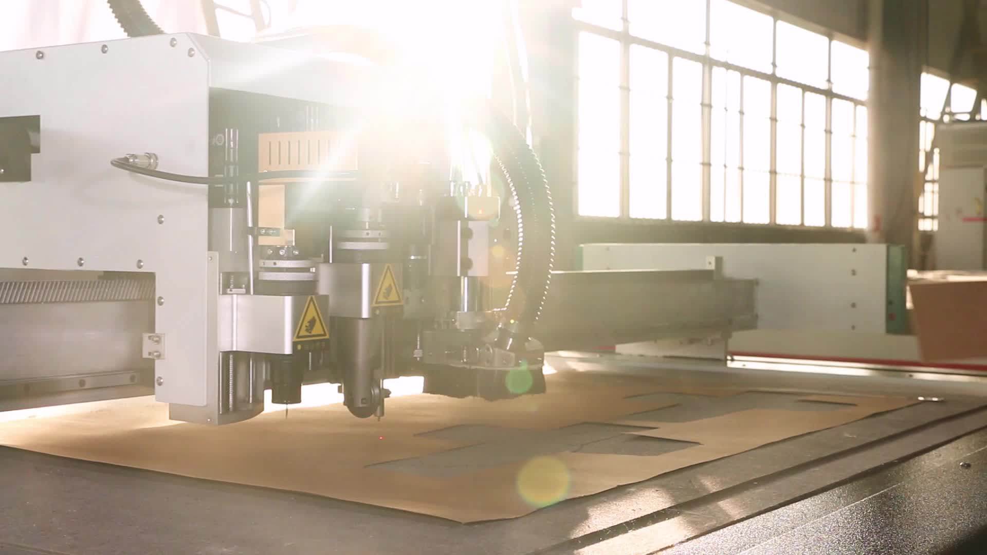 Cheap Cnc Oscillating Flatbed Mat Knife Cutting Digital Foam Board