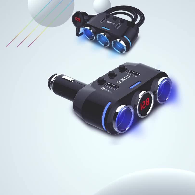 Yantu B39 Plastic Wired 100w 12v Remote Control Usb Car Charger Buy