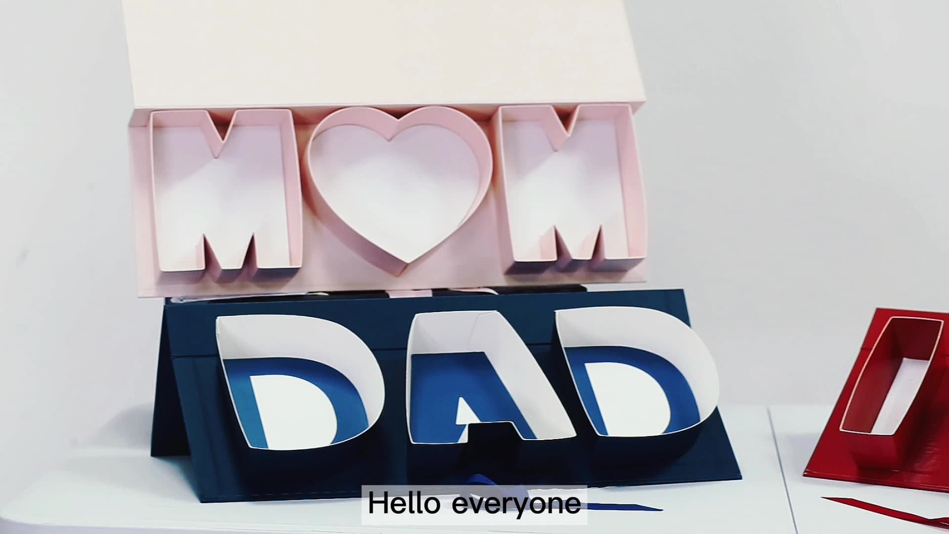 Luxury Mom Flower Box For Valentine's Day Mother's Day Heart Shape And