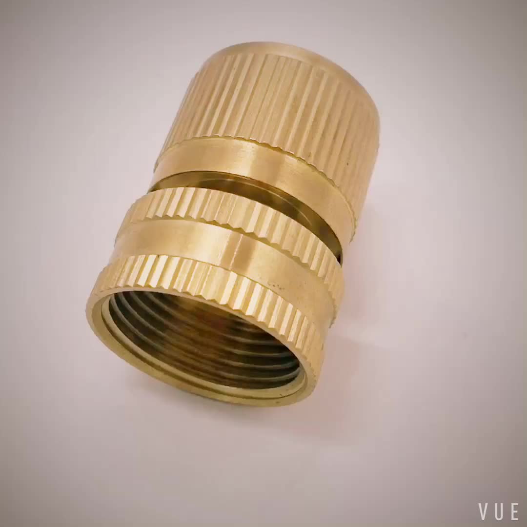 Flexible Water Coupling Union Female Garden Hose Brass Quick Release