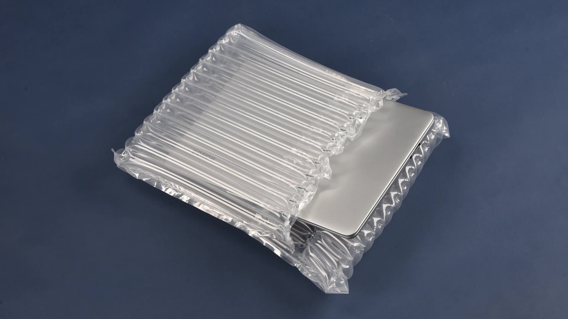 Laptop Packaging Air Column Bags Custom Size Inflatable Bubble Cushion