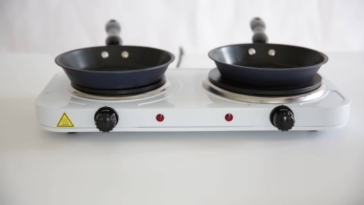 Portable Electric Non Slip Stove Twin Hob With New Hot Plate Cooker