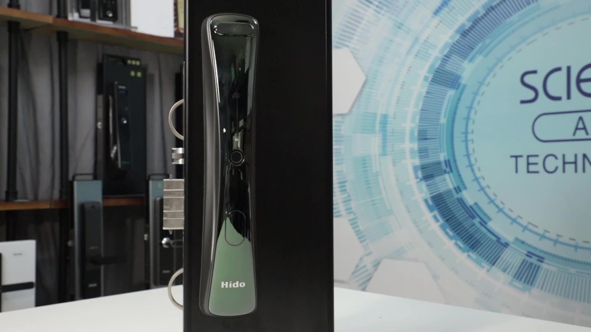 Tuya Keyless Camera Door Lock Fingerprint Smart Cam Lock Wifi Password